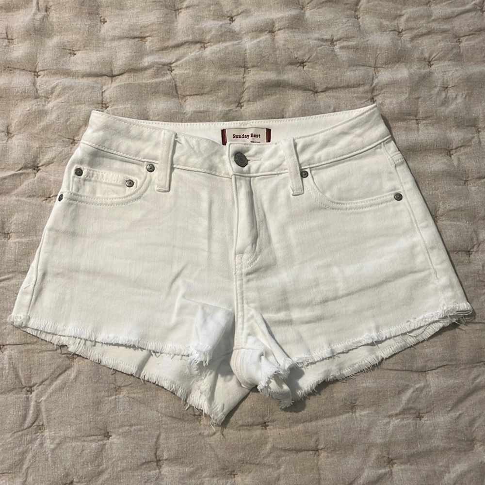 Sunday Best white shorts